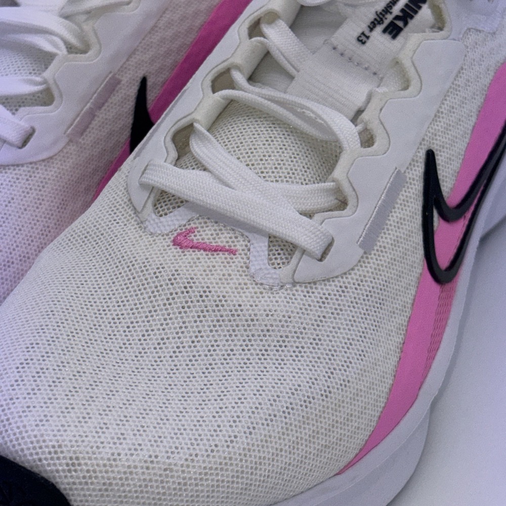 Nike Downshifter 13 Women's Size 8.5 Pink White Black Running Shoes FD6476-109 - Picture 10 of 12